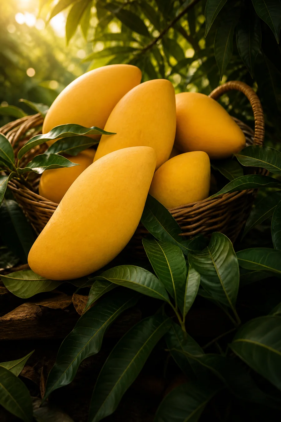 Golden Banganapalli mangoes